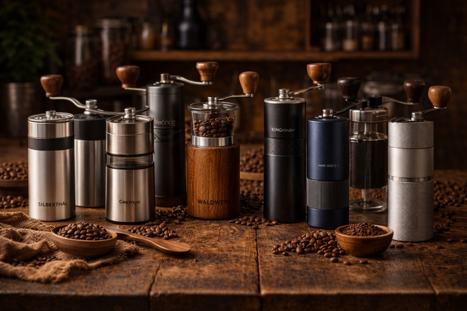 Mejores molinillos de café manuales