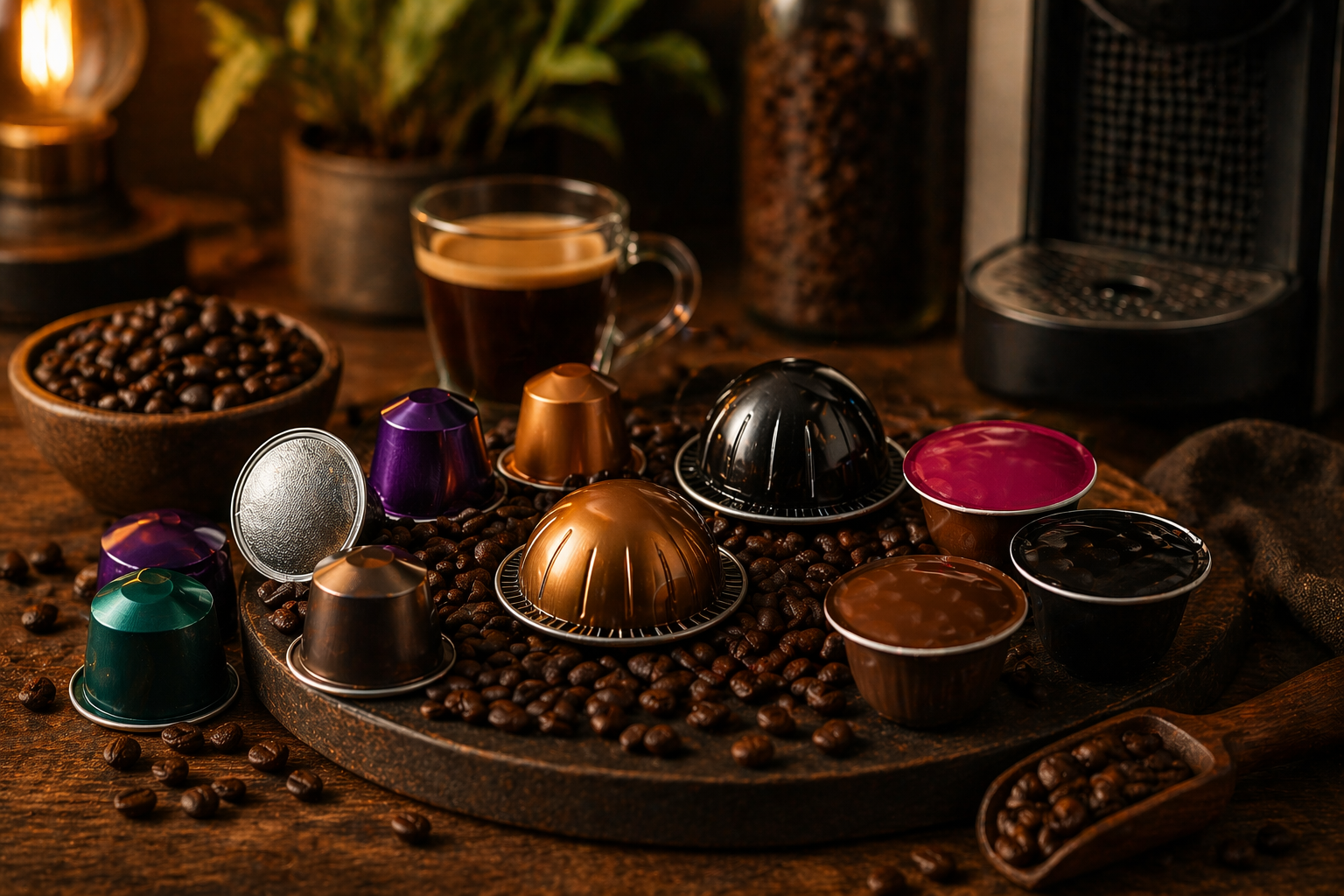 Guia de cápsulas de café