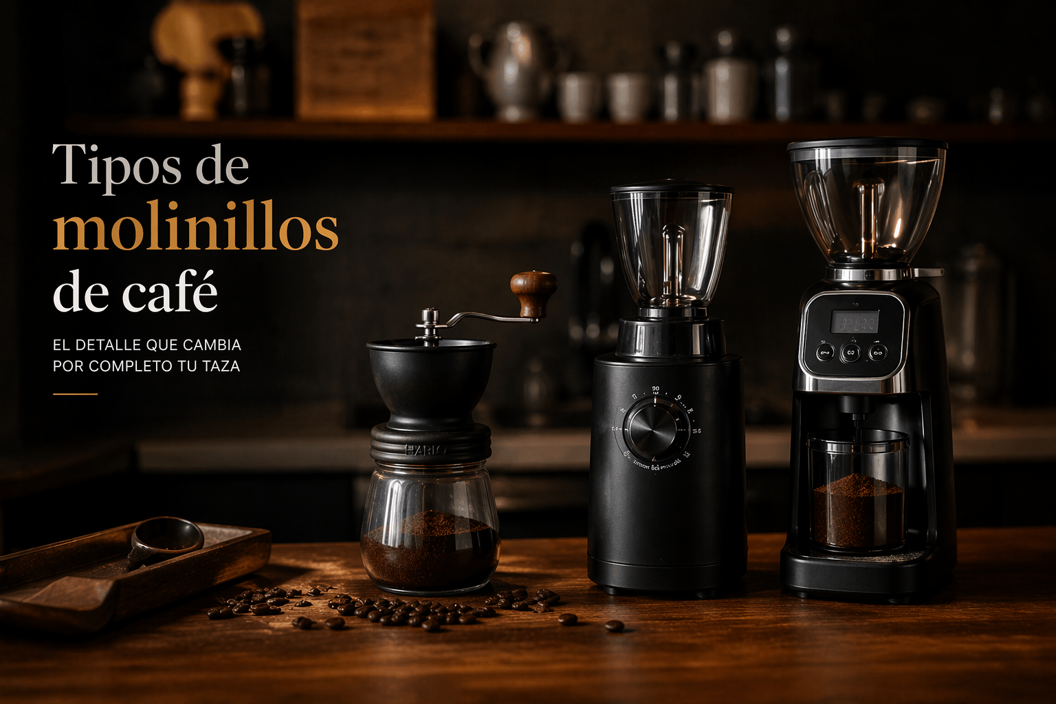 Tipos de molinillos de café