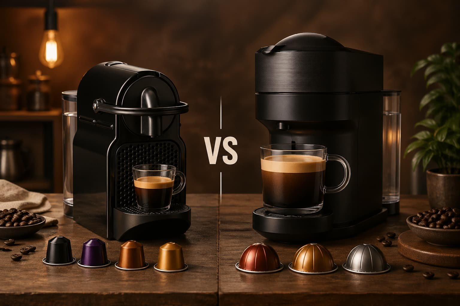 Cafés de cápsulas Nespresso Vertuo y Original