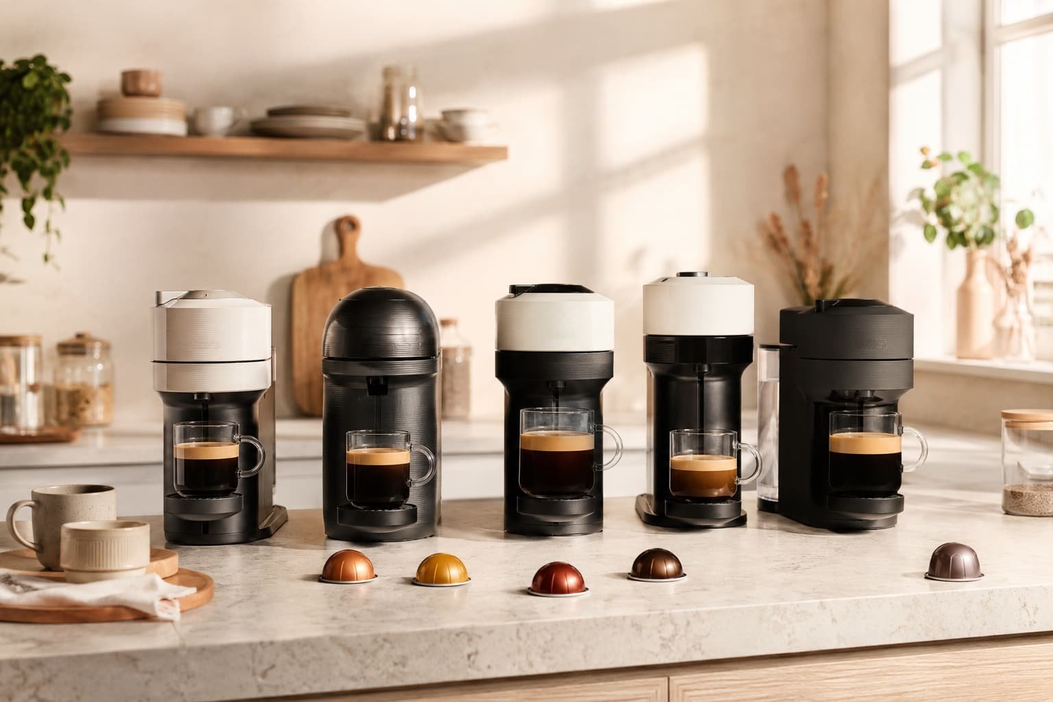 Modelos de cafeteras Nespresso Vertuo