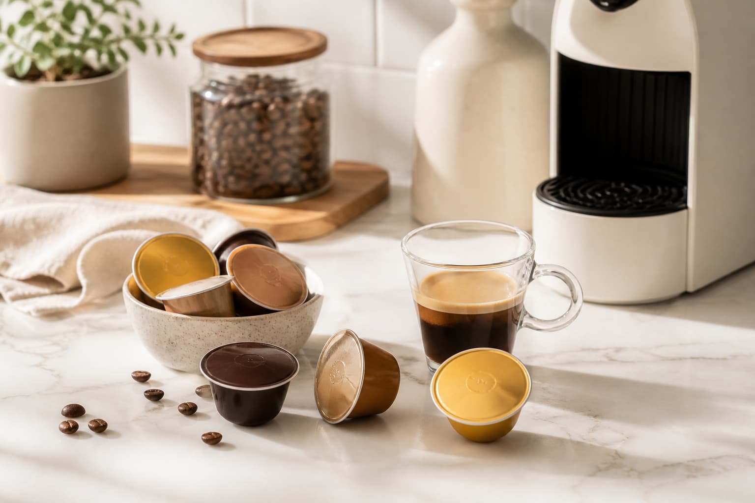 Cápsulas originales Dolce Gusto en cocina